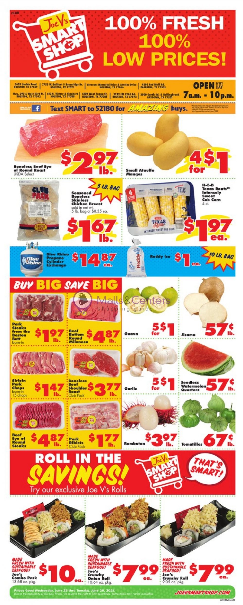 Joe V's Smart Shop Weekly ad valid from 06/23/2021 to 06/29/2021