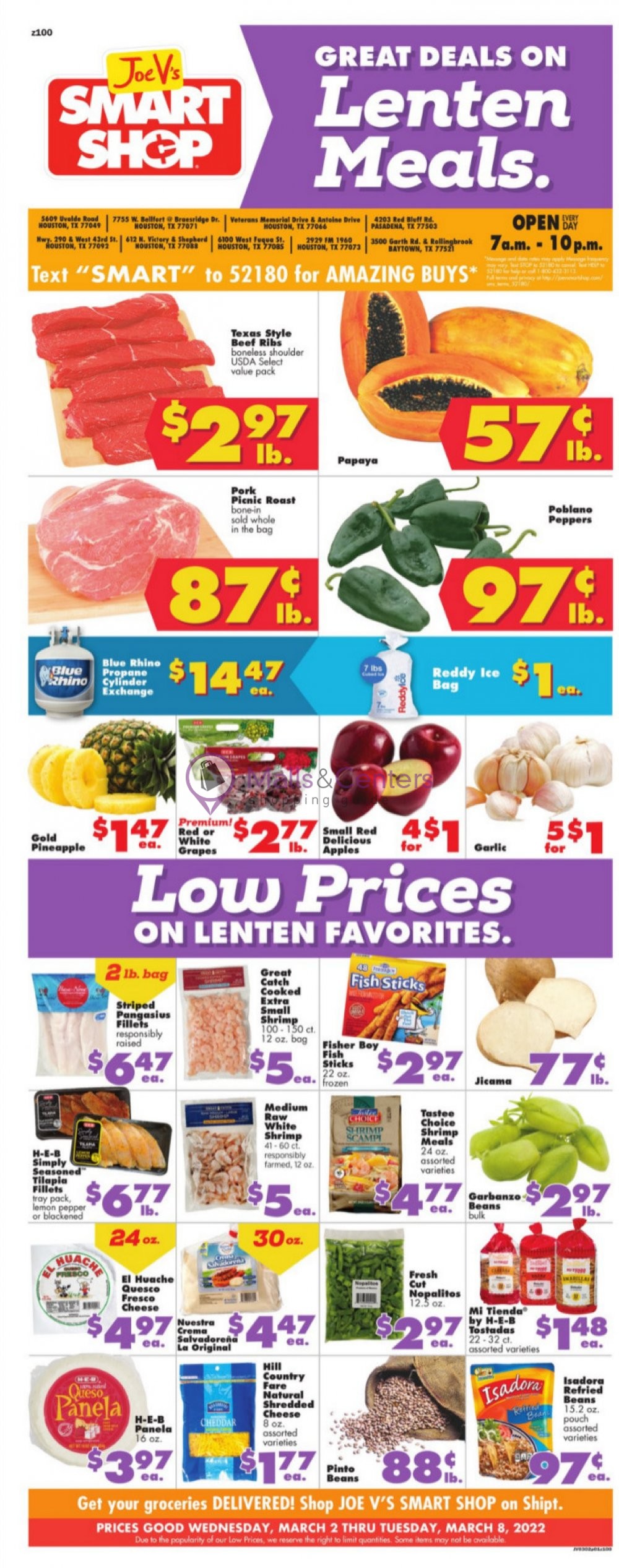 Joe V's Smart Shop Weekly ad valid from 03/02/2022 to 03/08/2022