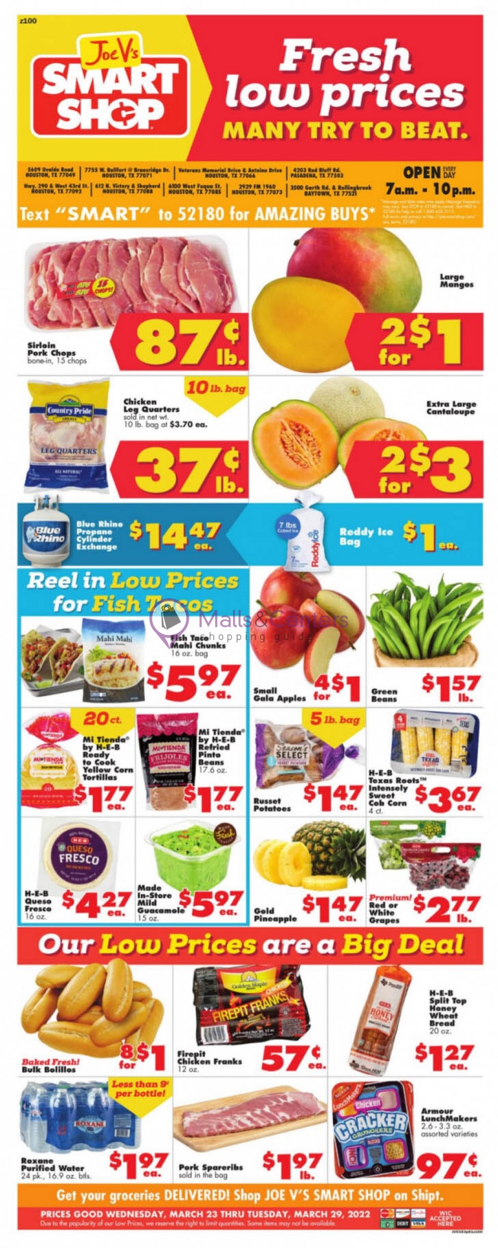 Joe V's Smart Shop Weekly ad valid from 03/23/2022 to 03/29/2022