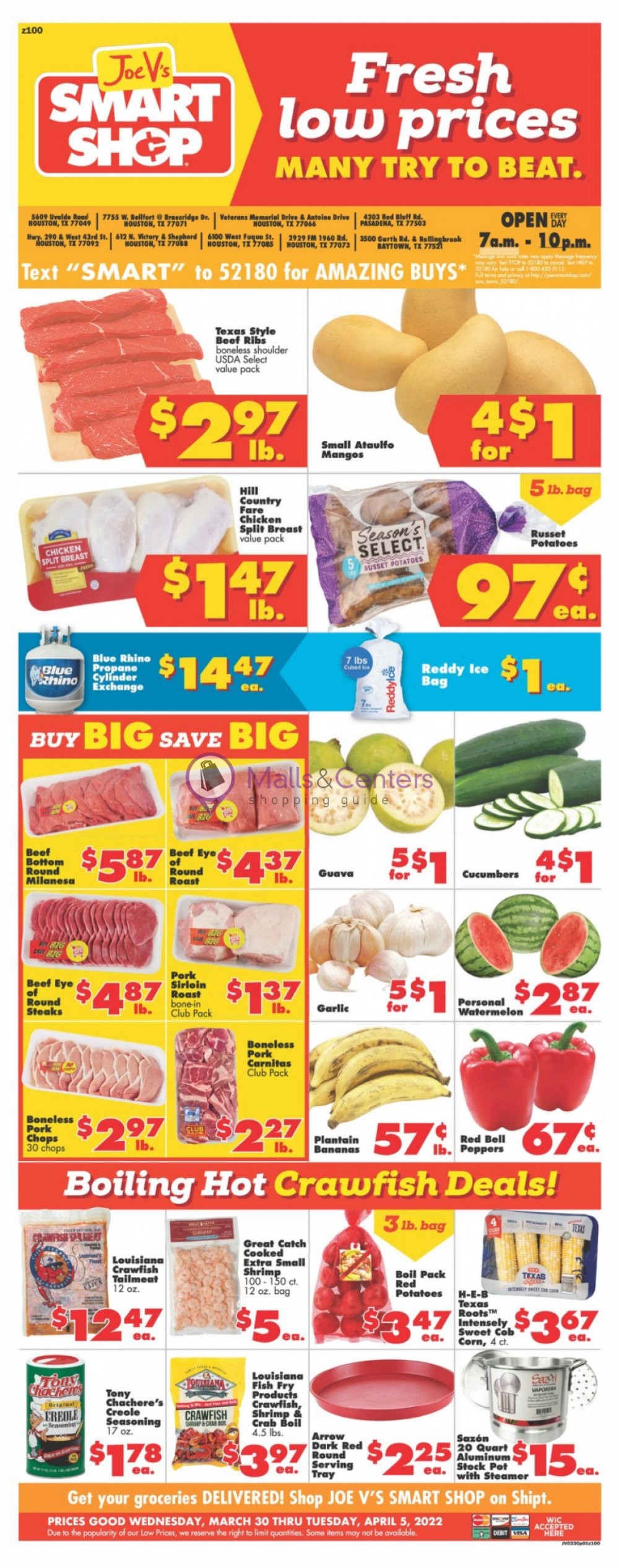 Joe V's Smart Shop Weekly ad valid from 03/30/2022 to 04/05/2022