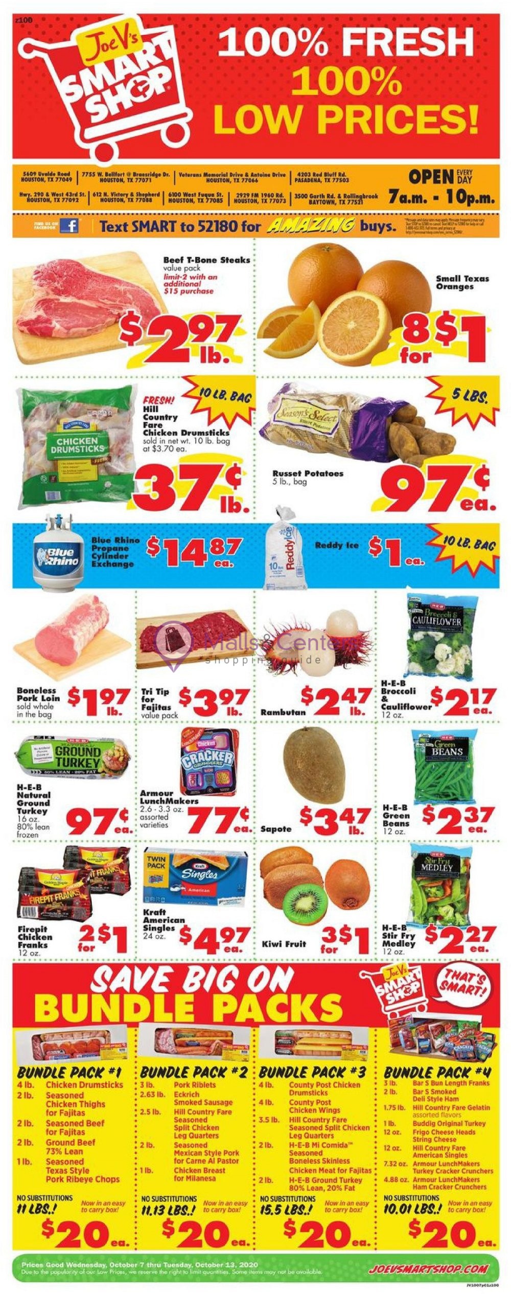 Joe V's Smart Shop Weekly ad valid from 10/07/2020 to 10/13/2020