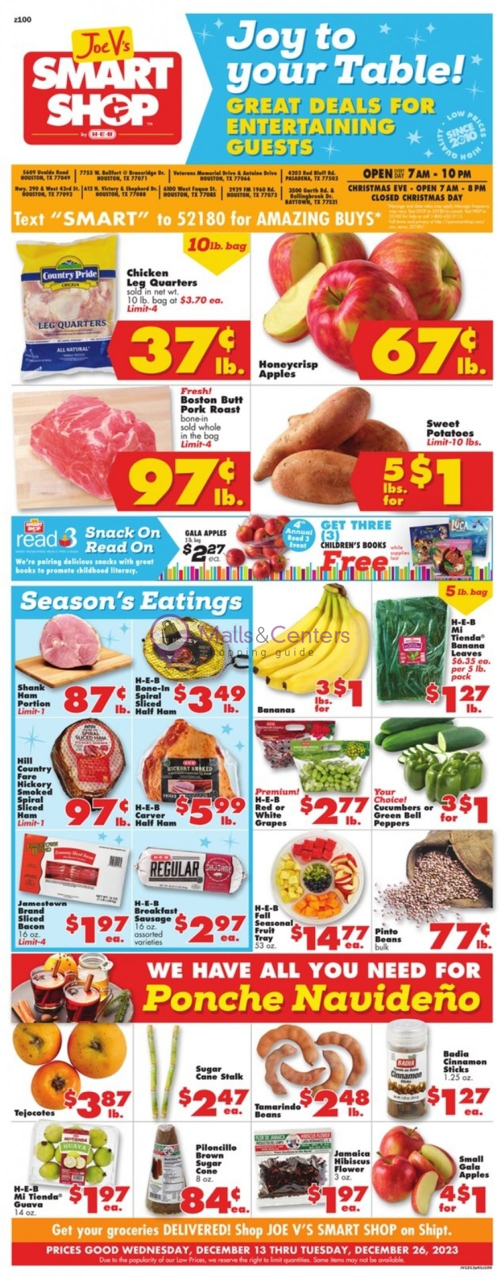 Joe V's Smart Shop Weekly ad valid from 12/13/2023 to 12/26/2023