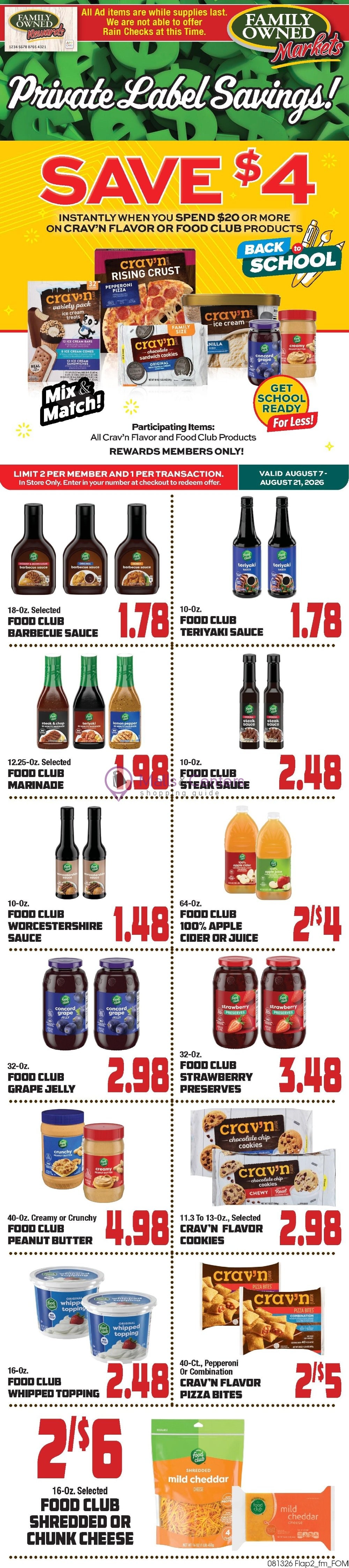Weekly ad for John Herr's Village Market valid: 08/13/2026 - 08/19/2026, page 2