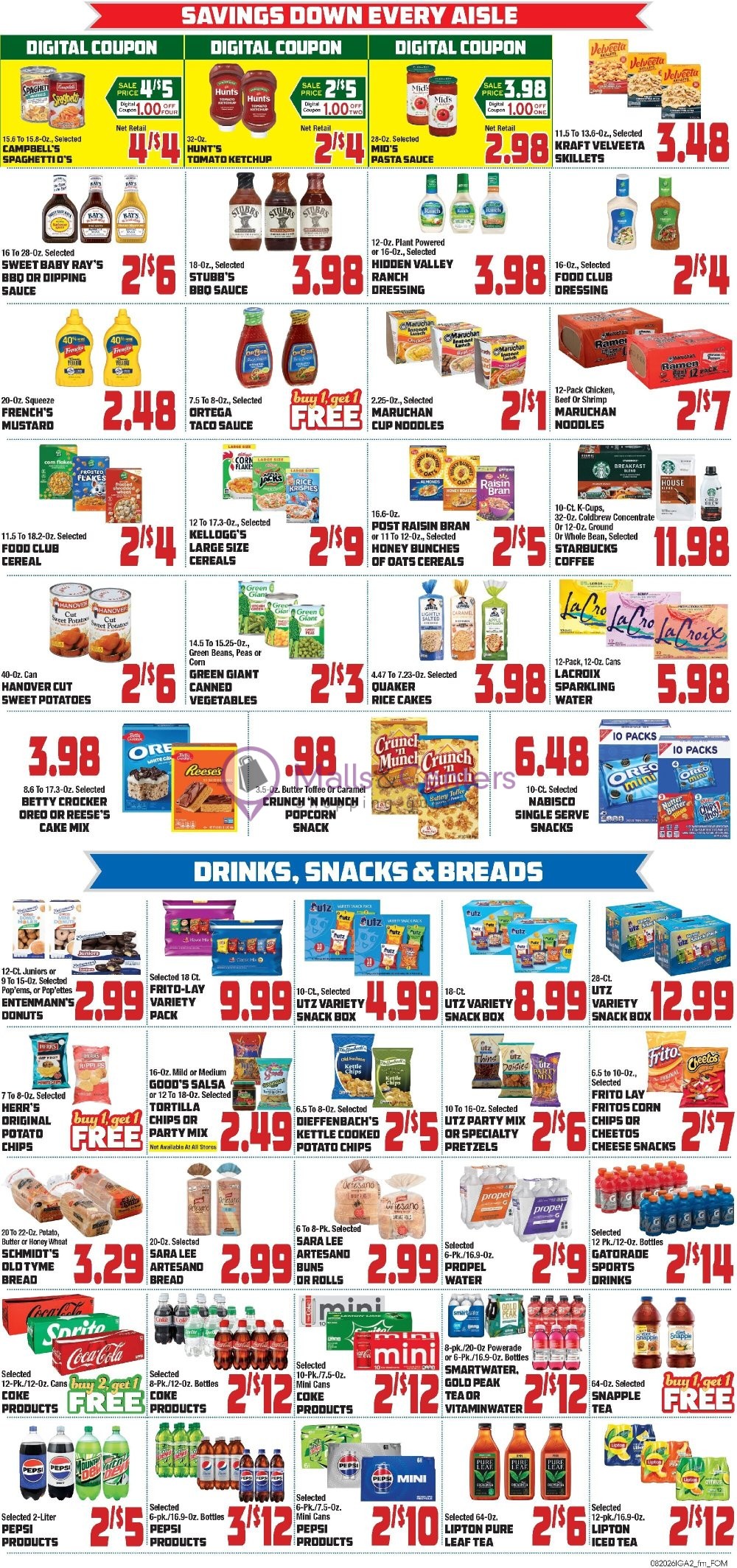 Weekly ad for John Herr's Village Market valid: 08/20/2026 - 08/26/2026, page 2