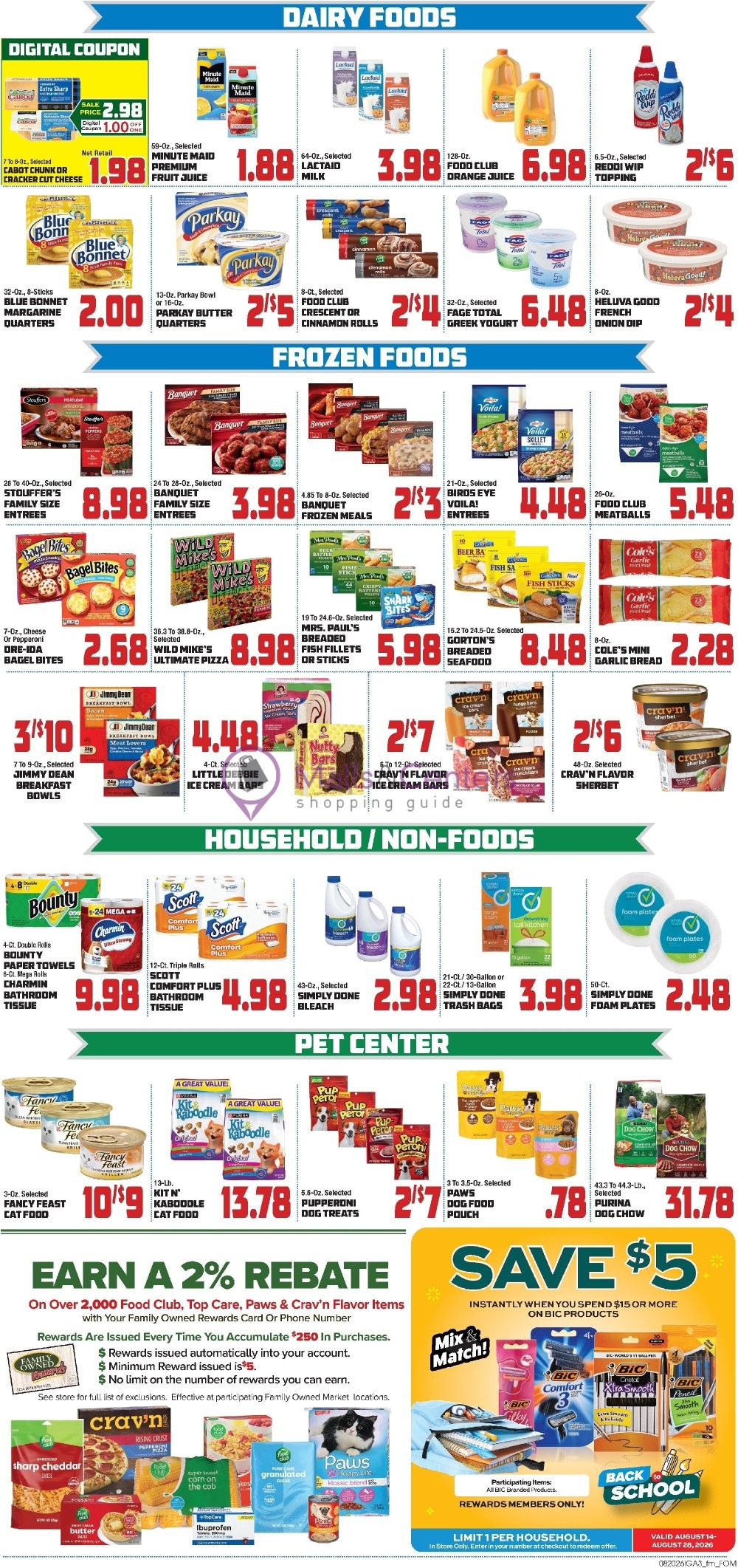 Weekly ad for John Herr's Village Market valid: 08/20/2026 - 08/26/2026, page 3