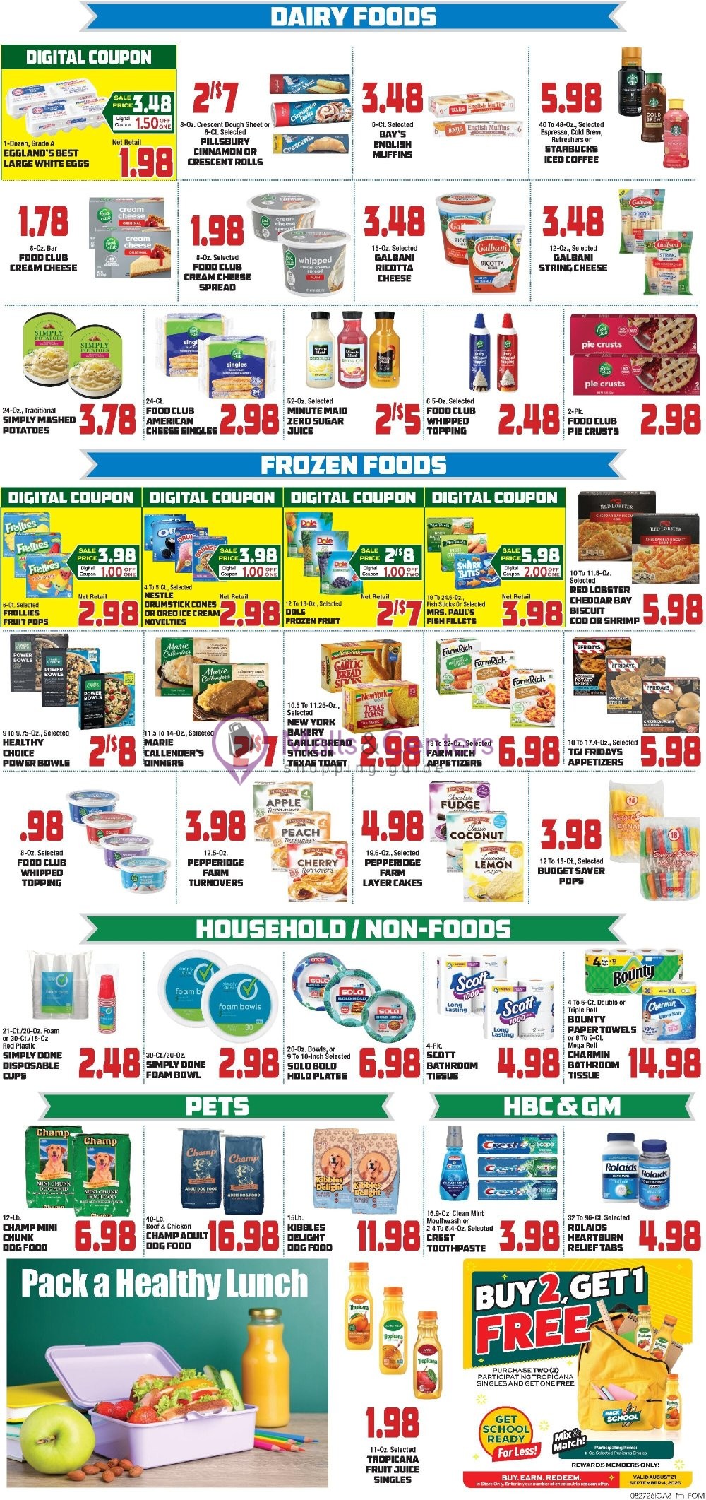 Weekly ad for John Herr's Village Market valid: 08/26/2026 - 09/02/2026, page 5