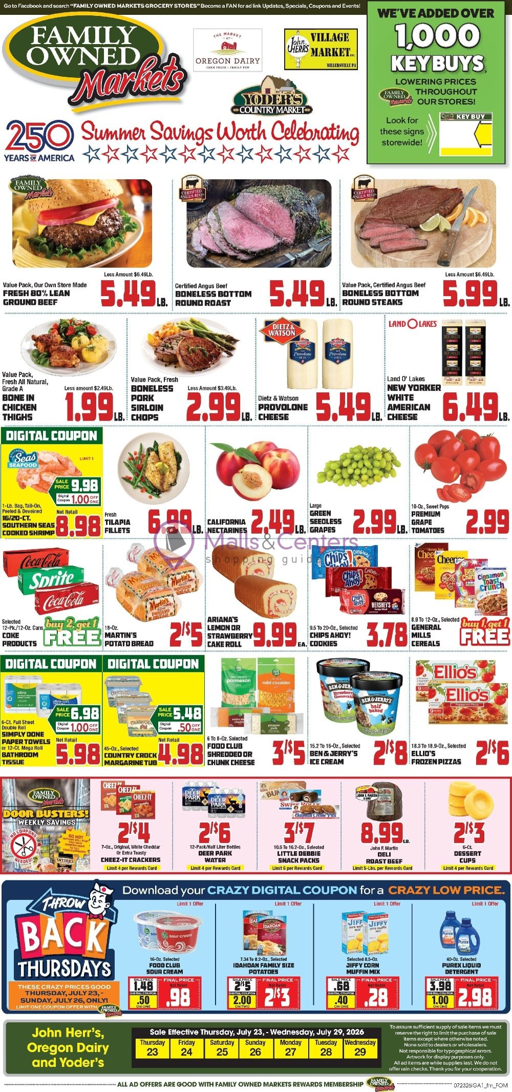 Weekly ad for John Herr's Village Market valid: 07/23/2026 - 07/29/2026, page 3