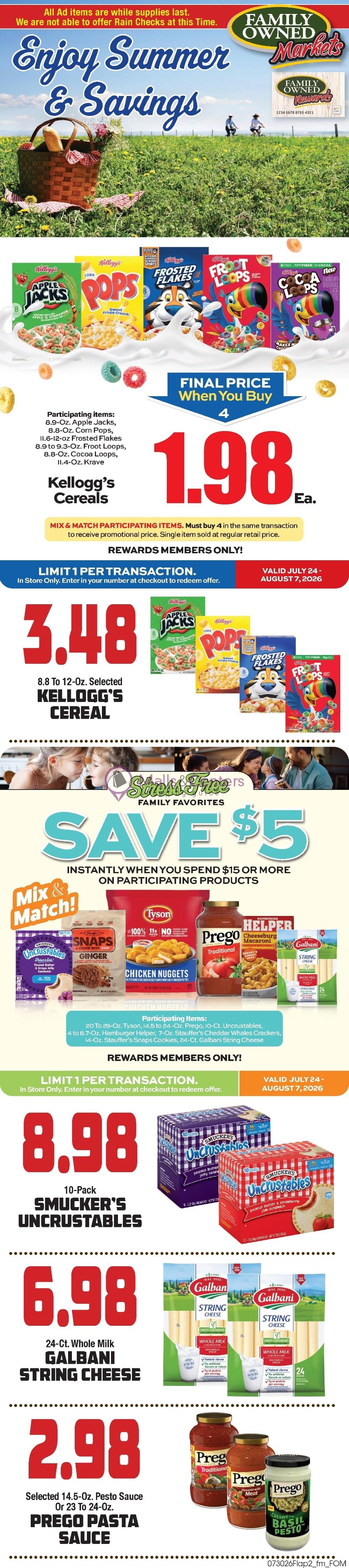 Weekly ad for John Herr's Village Market valid: 07/30/2026 - 08/05/2026, page 2