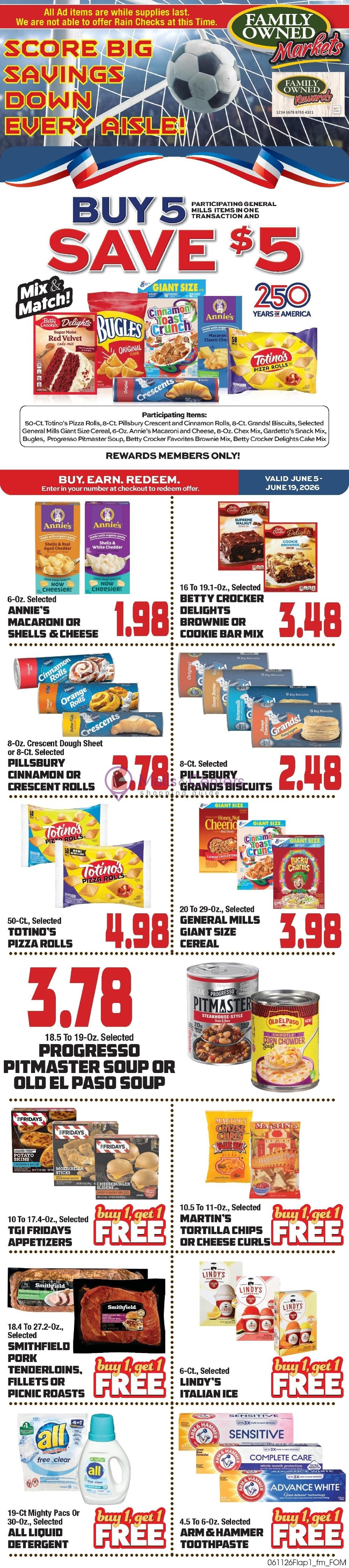 Weekly ad for John Herr's Village Market valid: 06/11/2026 - 06/17/2026, page 1