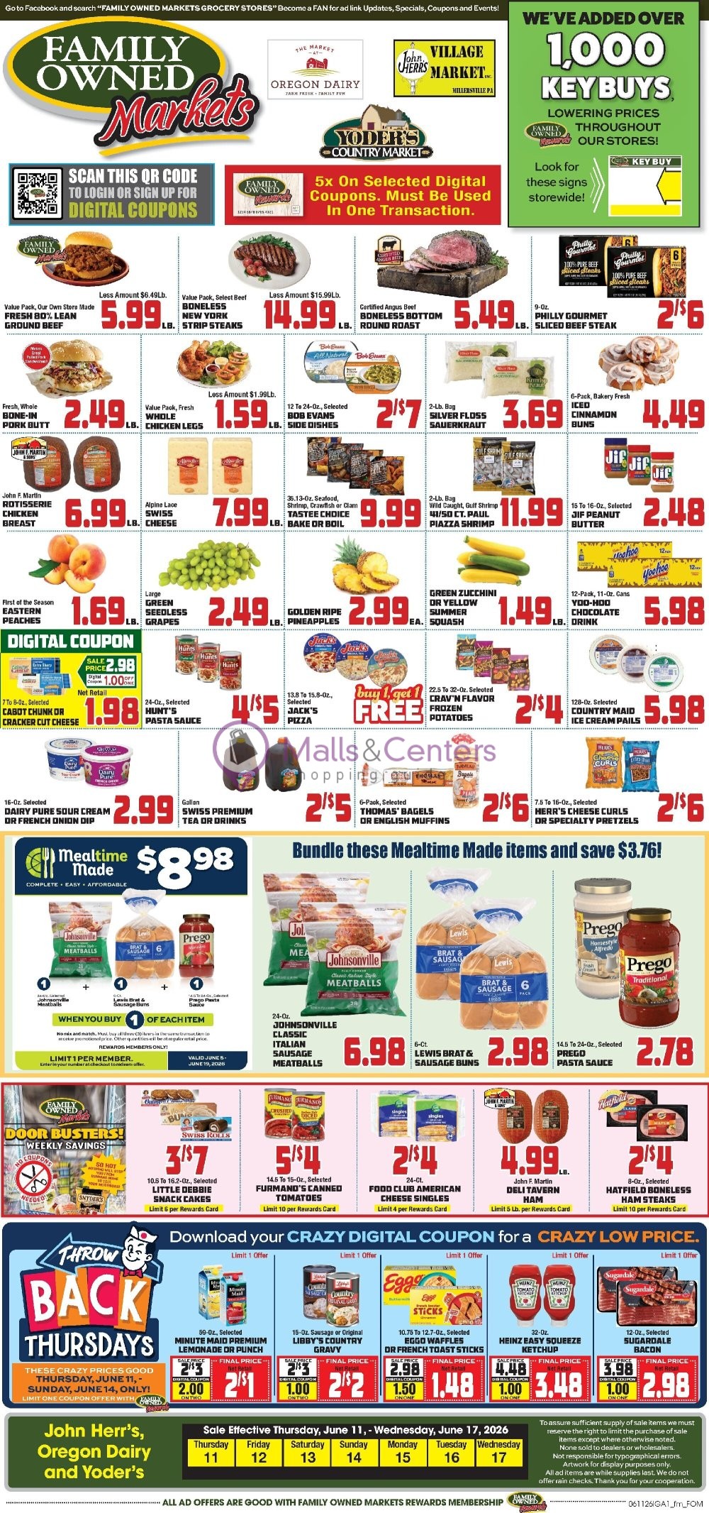 Weekly ad for John Herr's Village Market valid: 06/11/2026 - 06/17/2026, page 3