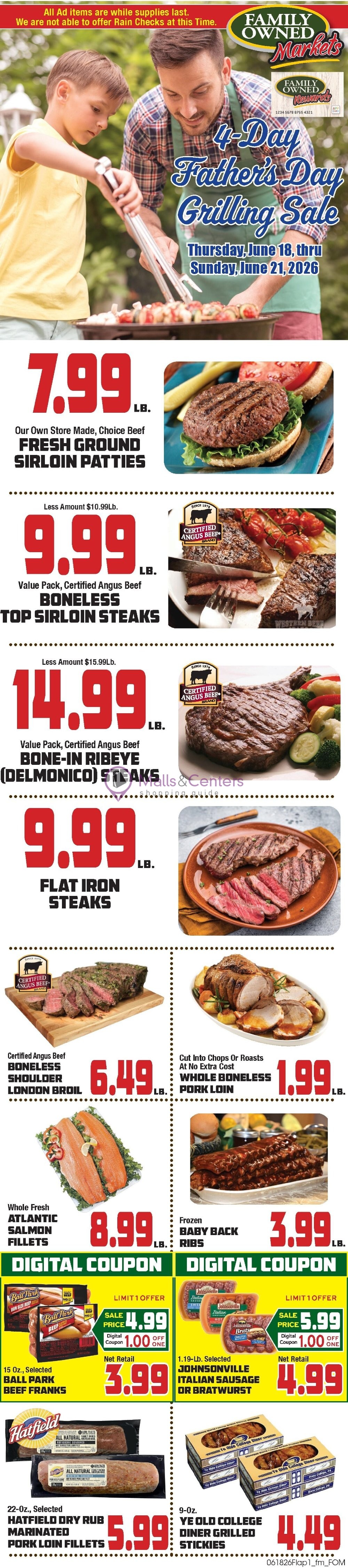 Weekly ad for John Herr's Village Market valid: 06/18/2026 - 06/24/2026, page 1