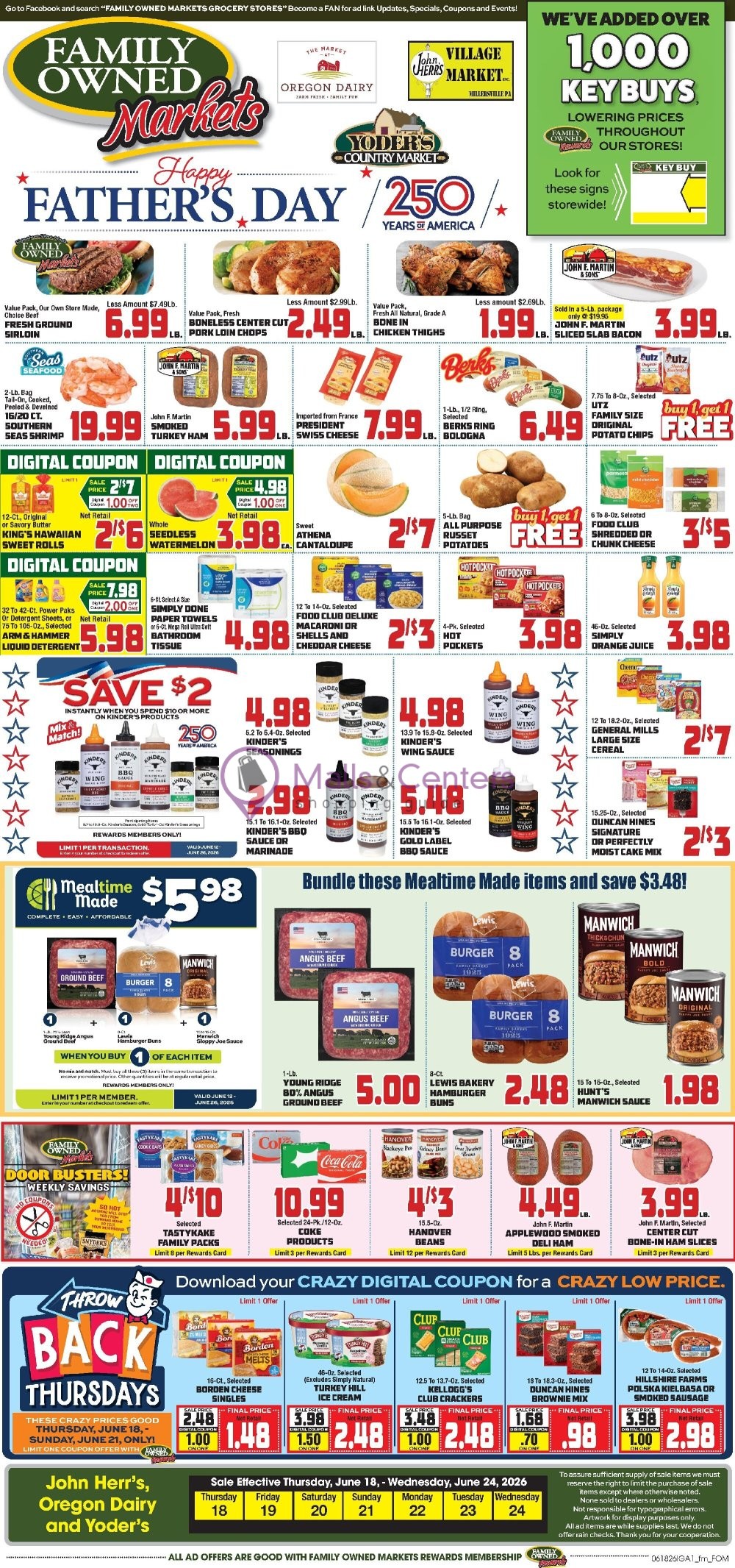 Weekly ad for John Herr's Village Market valid: 06/18/2026 - 06/24/2026, page 3