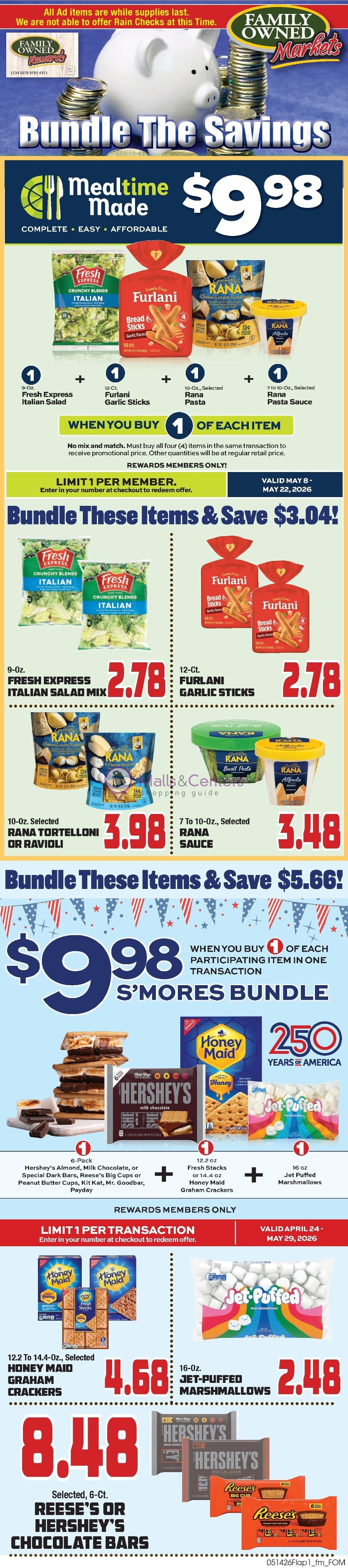 Weekly ad for John Herr's Village Market valid: 05/14/2026 - 05/20/2026, page 1