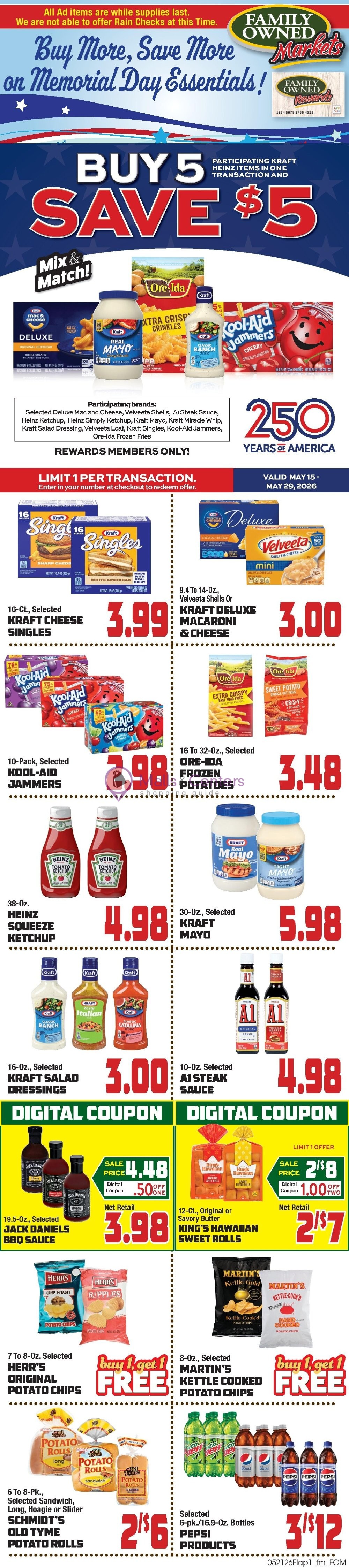 Weekly ad for John Herr's Village Market valid: 05/21/2026 - 05/27/2026, page 1