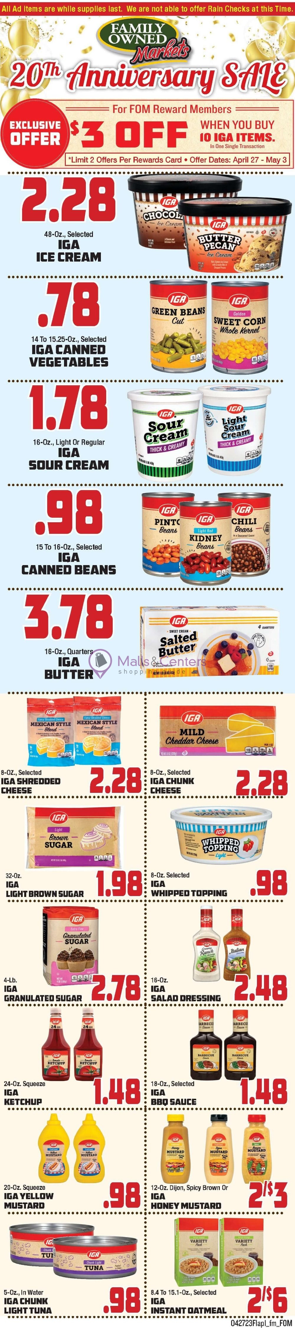 John Herr's Village Market Weekly ad valid from 04/27/2023 to 05/03
