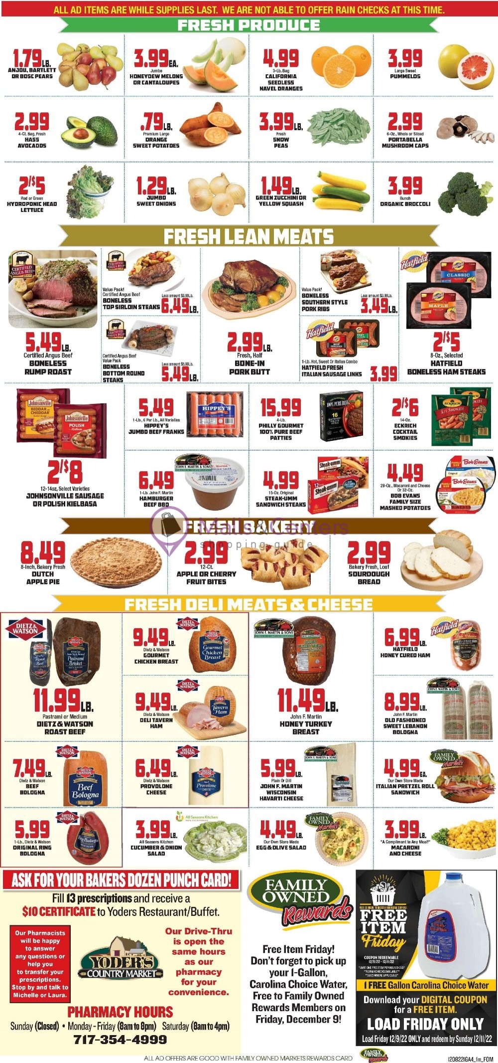 John Herr's Village Market Weekly ad valid from 12/08/2022 to 12/14