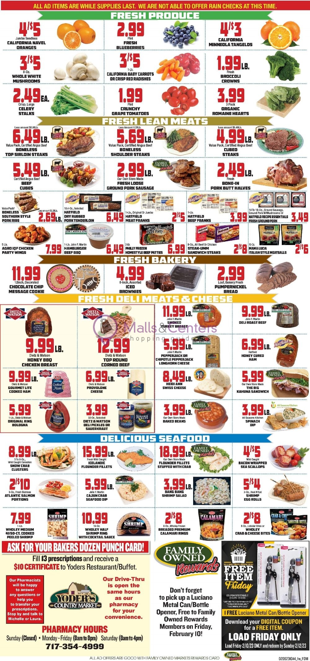 John Herr's Village Market Weekly ad valid from 02/09/2023 to 02/15