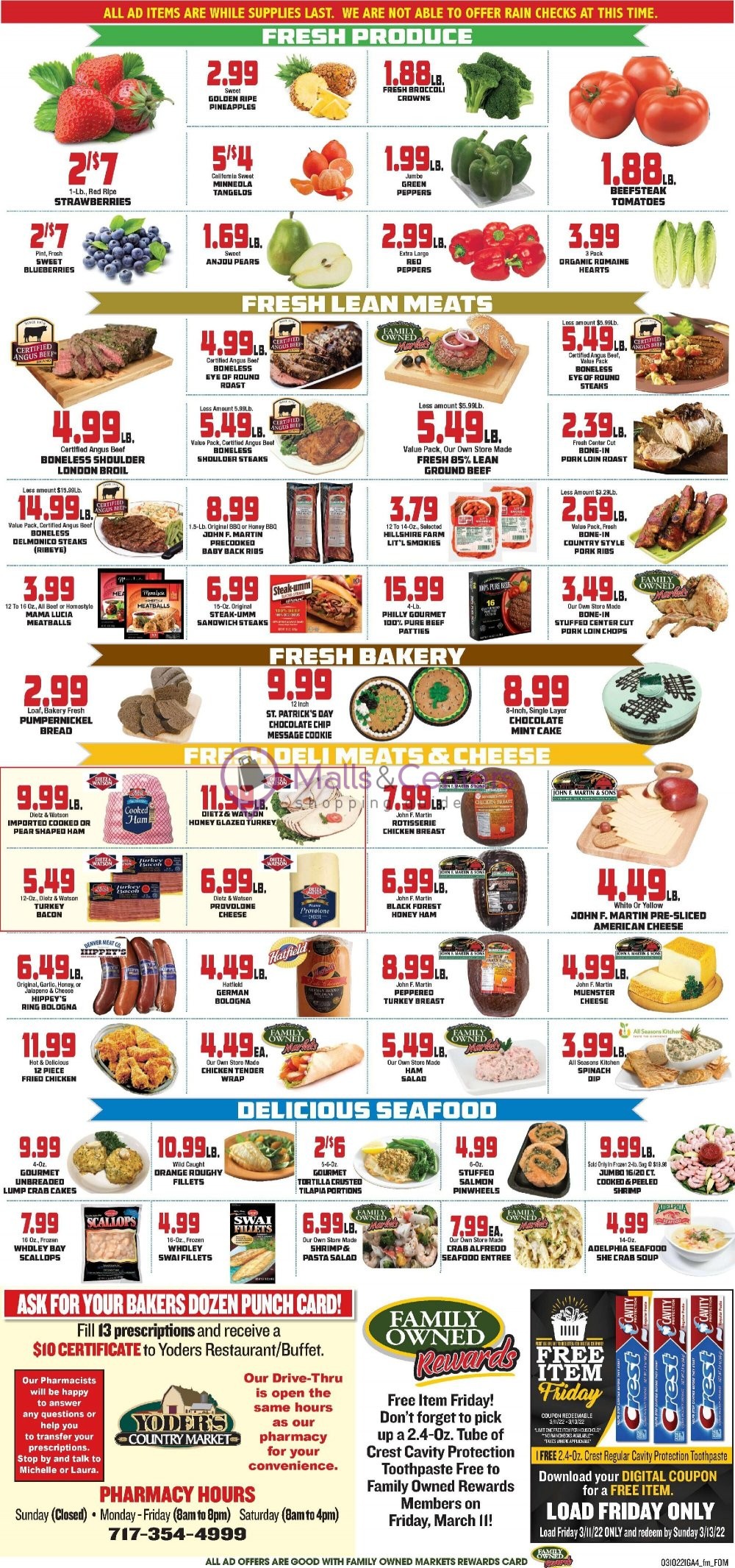John Herr's Village Market Weekly ad valid from 03/10/2022 to 03/16