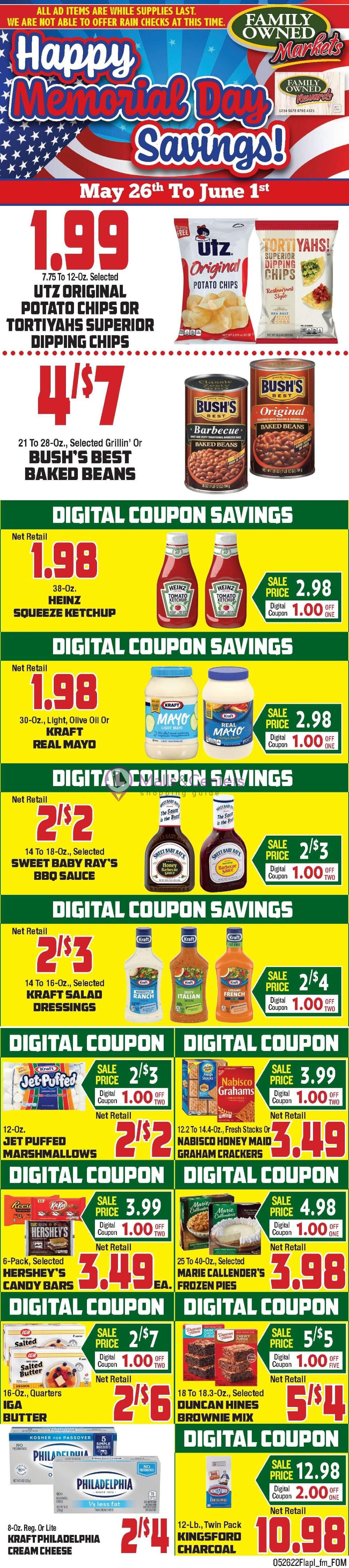 John Herr's Village Market Weekly ad valid from 05/26/2022 to 06/01