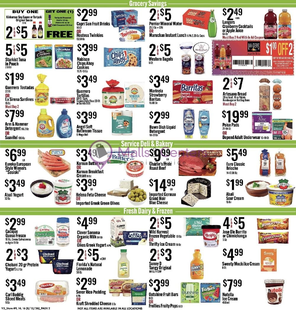 Weekly ad for Jons Fresh Marketplace valid: 08/12/2026 - 08/18/2026, page 2