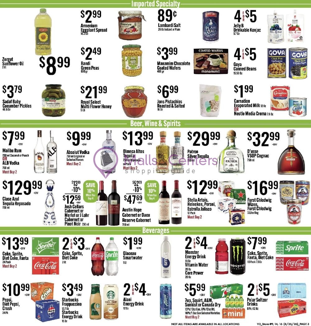 Weekly ad for Jons Fresh Marketplace valid: 08/26/2026 - 09/01/2026, page 3