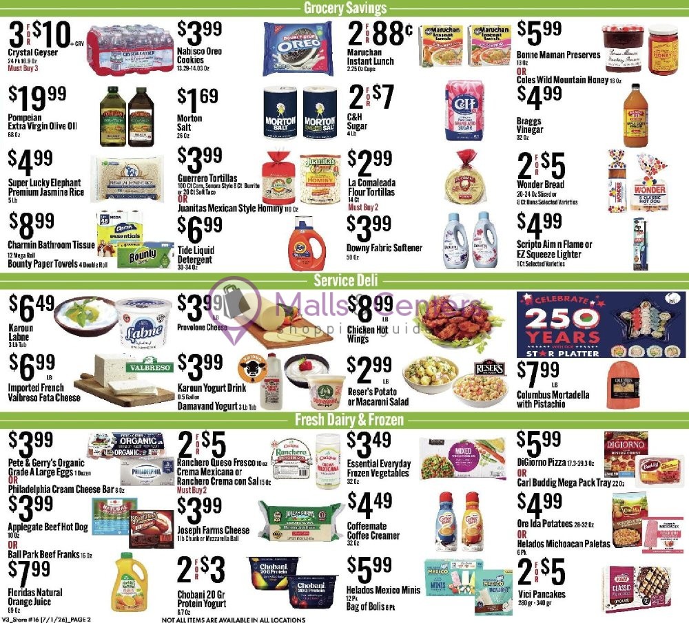 Weekly ad for Jons Fresh Marketplace valid: 07/01/2026 - 07/07/2026, page 2