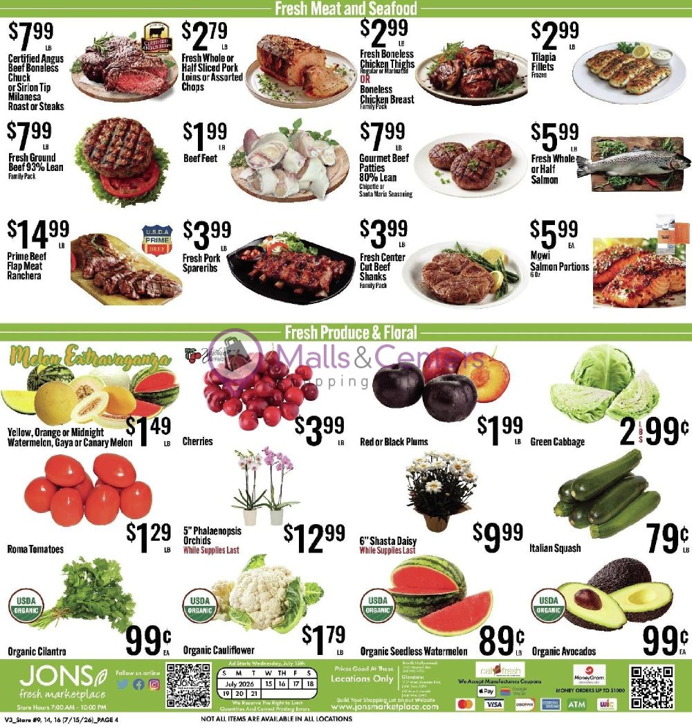 Weekly ad for Jons Fresh Marketplace valid: 07/15/2026 - 07/21/2026, page 4