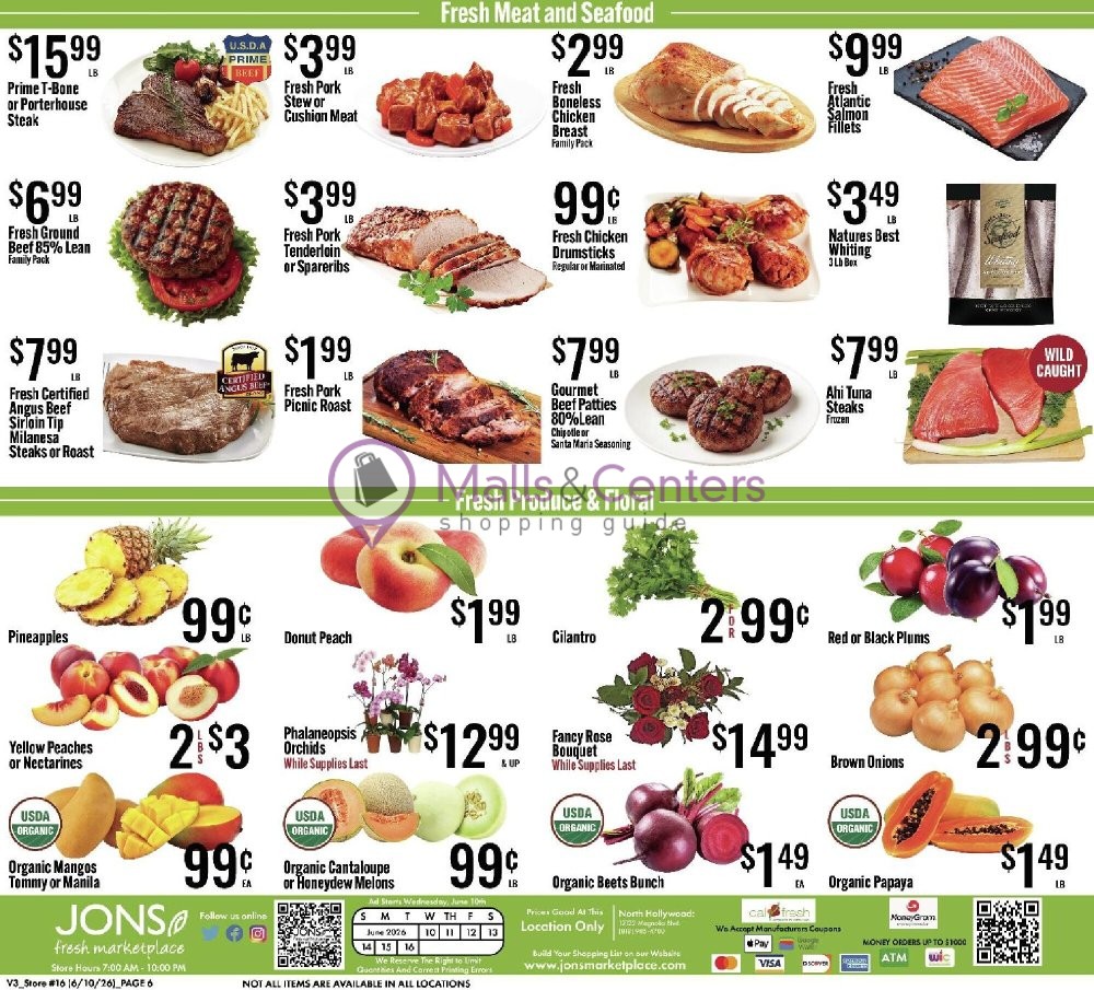 Weekly ad for Jons Fresh Marketplace valid: 06/10/2026 - 06/16/2026, page 6