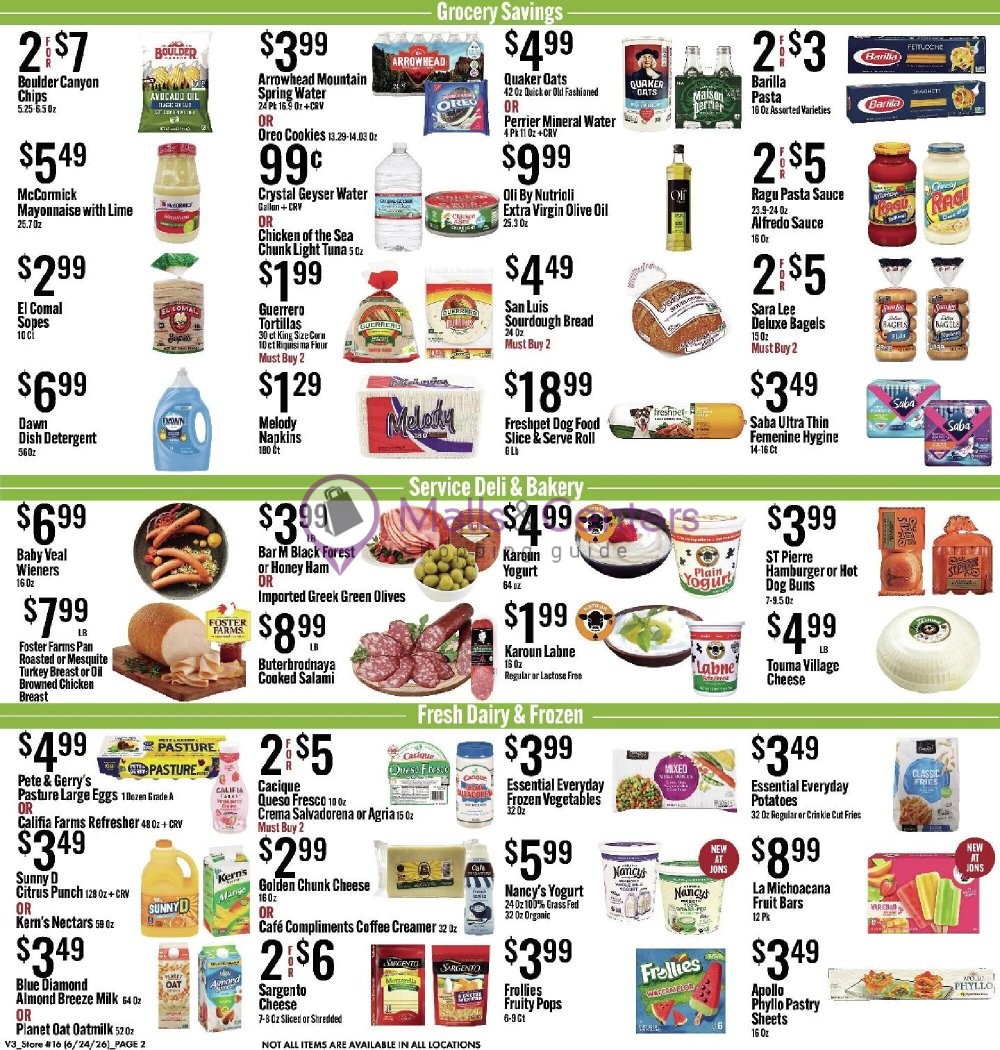 Weekly ad for Jons Fresh Marketplace valid: 06/24/2026 - 06/30/2026, page 2