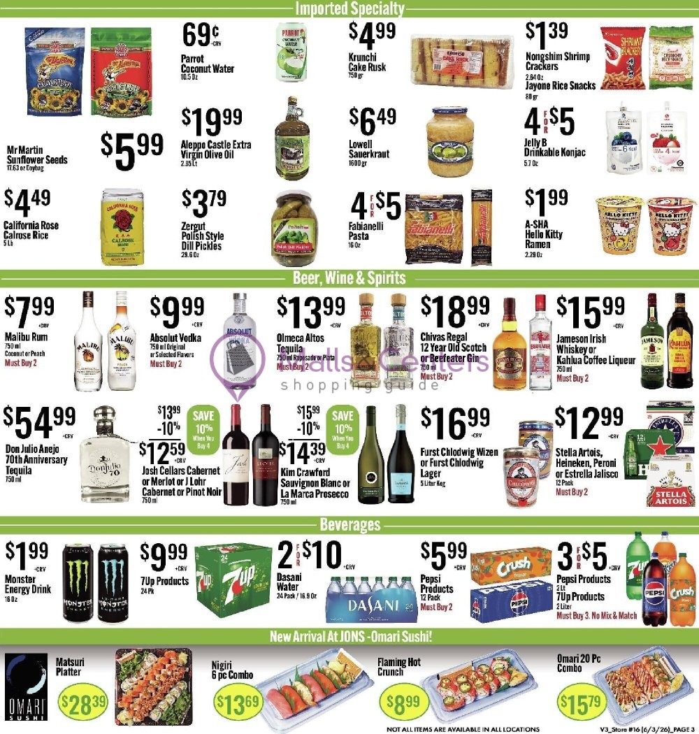 Weekly ad for Jons Fresh Marketplace valid: 06/03/2026 - 06/09/2026, page 3