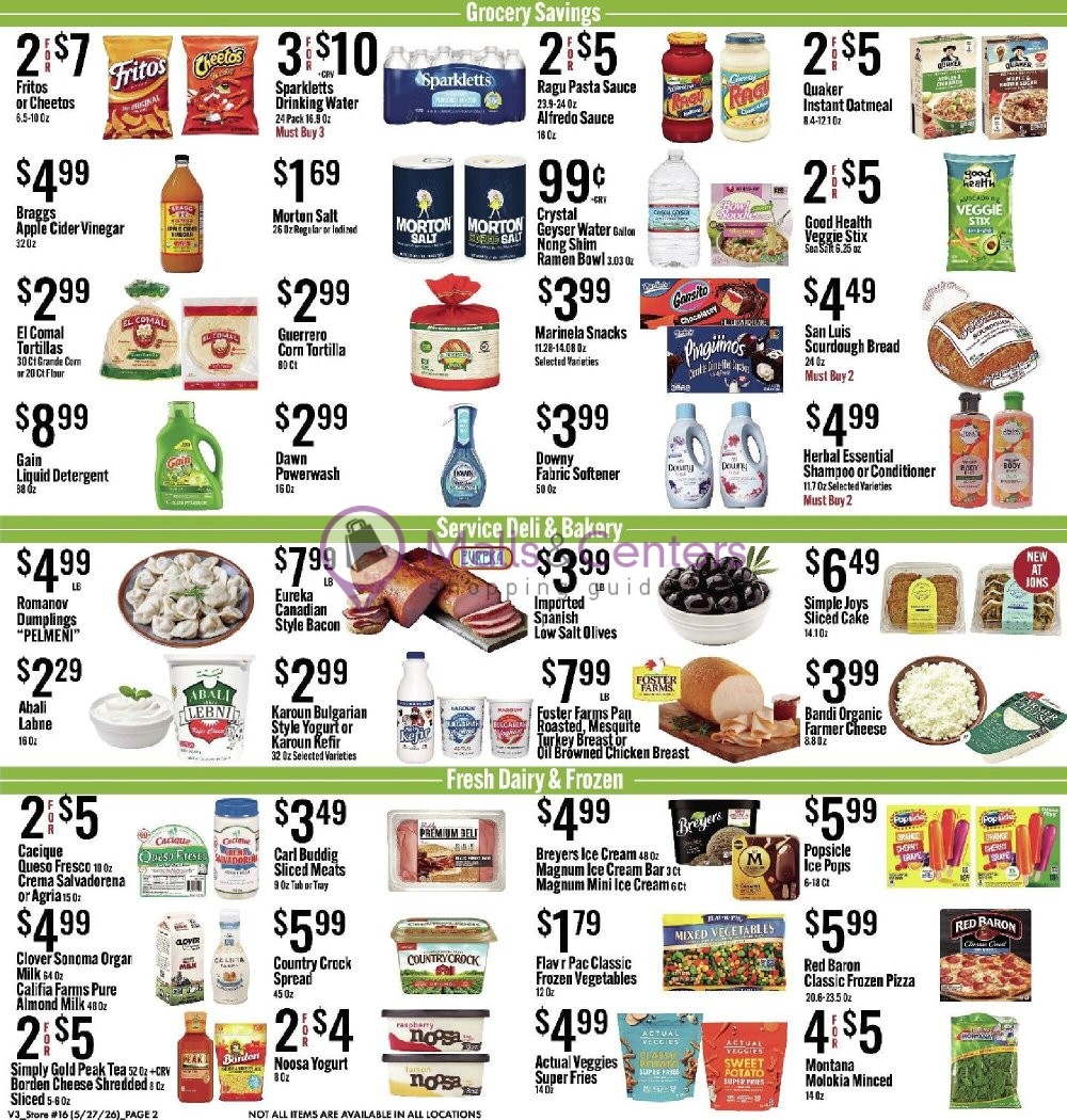 Weekly ad for Jons Fresh Marketplace valid: 05/27/2026 - 06/02/2026, page 2