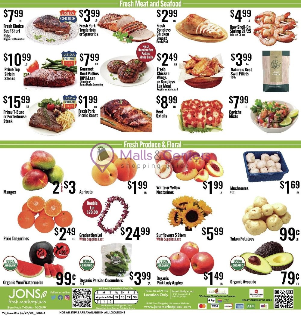 Weekly ad for Jons Fresh Marketplace valid: 05/27/2026 - 06/02/2026, page 4