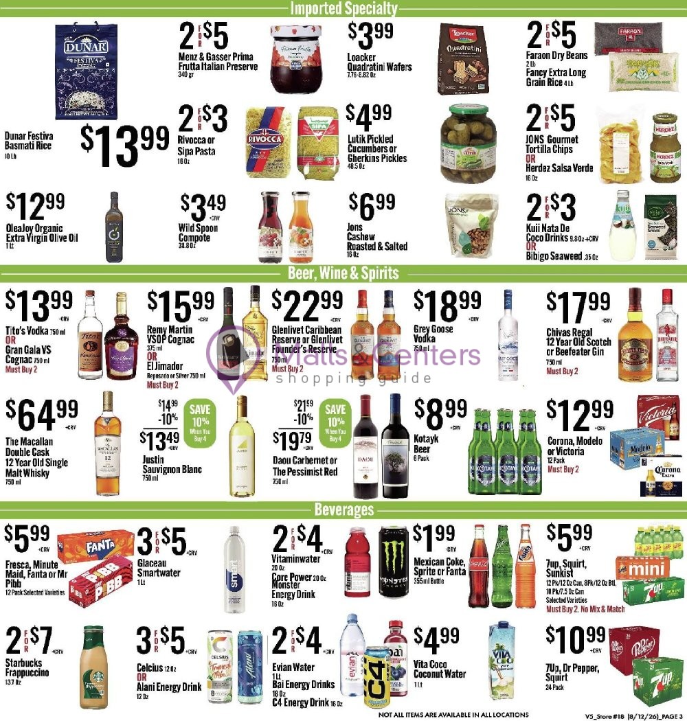 Weekly ad for Jons Fresh Marketplace valid: 08/12/2026 - 08/18/2026, page 3
