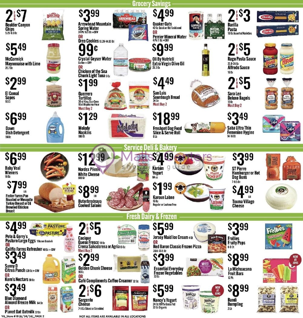Weekly ad for Jons Fresh Marketplace valid: 06/24/2026 - 06/30/2026, page 2