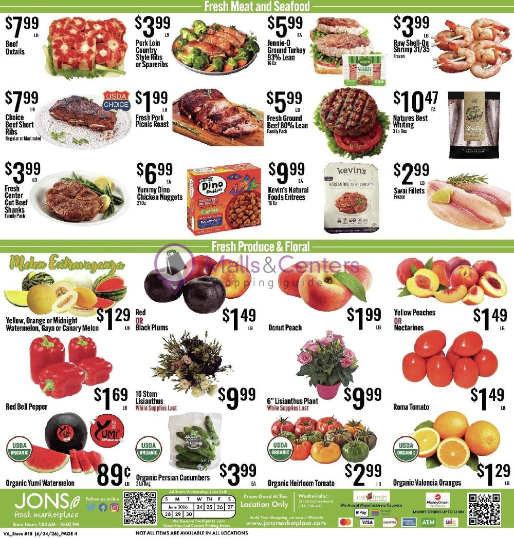 Weekly ad for Jons Fresh Marketplace valid: 06/24/2026 - 06/30/2026, page 4
