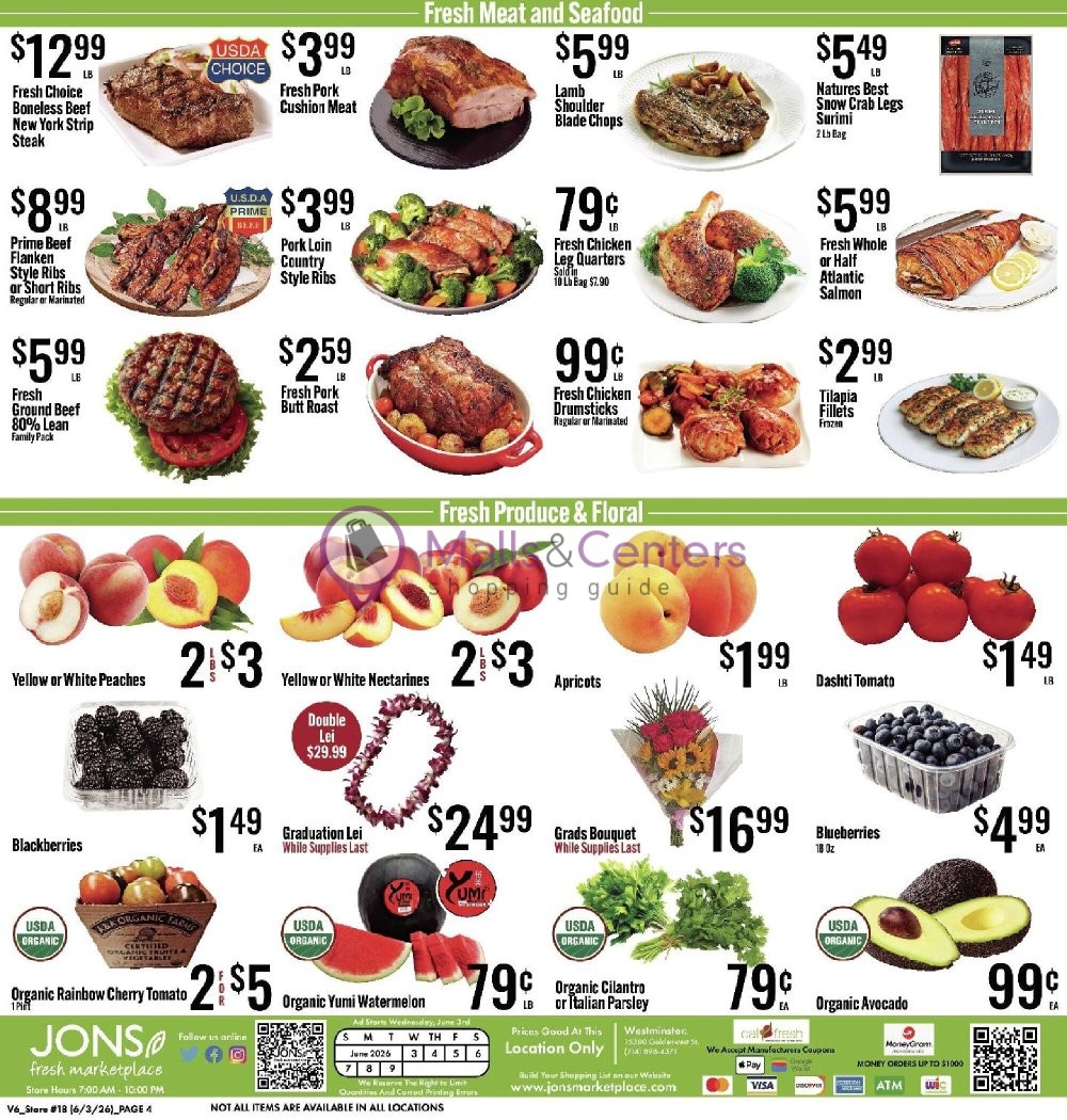 Weekly ad for Jons Fresh Marketplace valid: 06/03/2026 - 06/09/2026, page 4