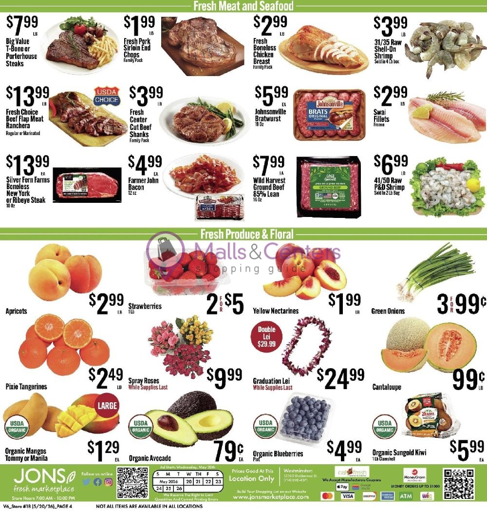 Weekly ad for Jons Fresh Marketplace valid: 05/20/2026 - 05/26/2026, page 4