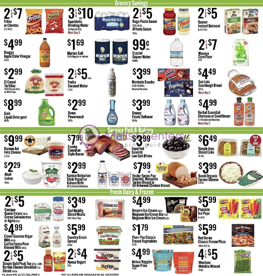 Weekly ad for Jons Fresh Marketplace valid: 05/27/2026 - 06/02/2026, page 2