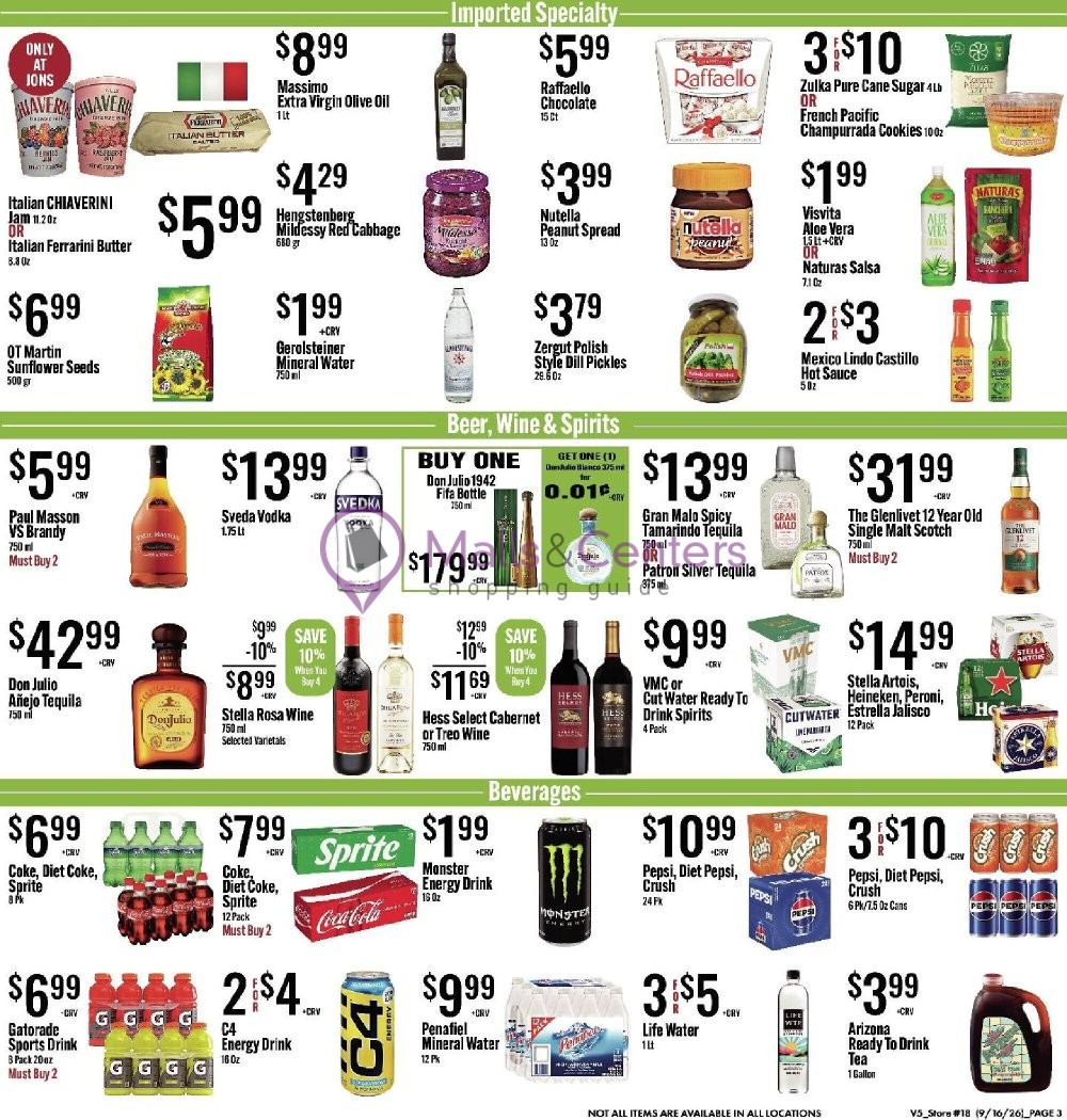 Weekly ad for Jons Fresh Marketplace valid: 09/16/2026 - 09/22/2026, page 3