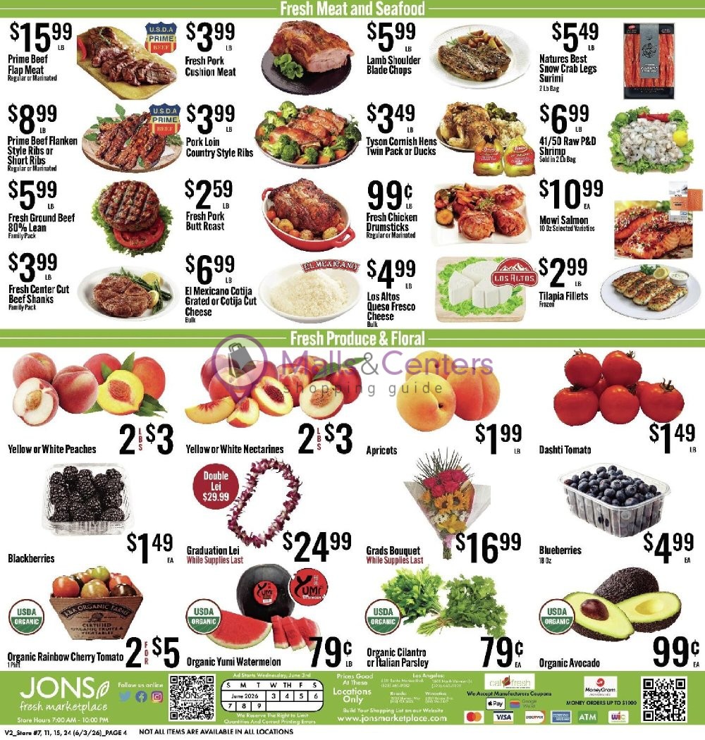 Weekly ad for Jons Fresh Marketplace valid: 06/03/2026 - 06/09/2026, page 4