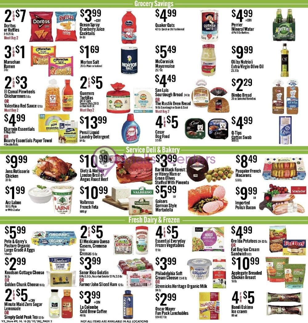 Weekly ad for Jons Fresh Marketplace valid: 08/19/2026 - 08/25/2026, page 2