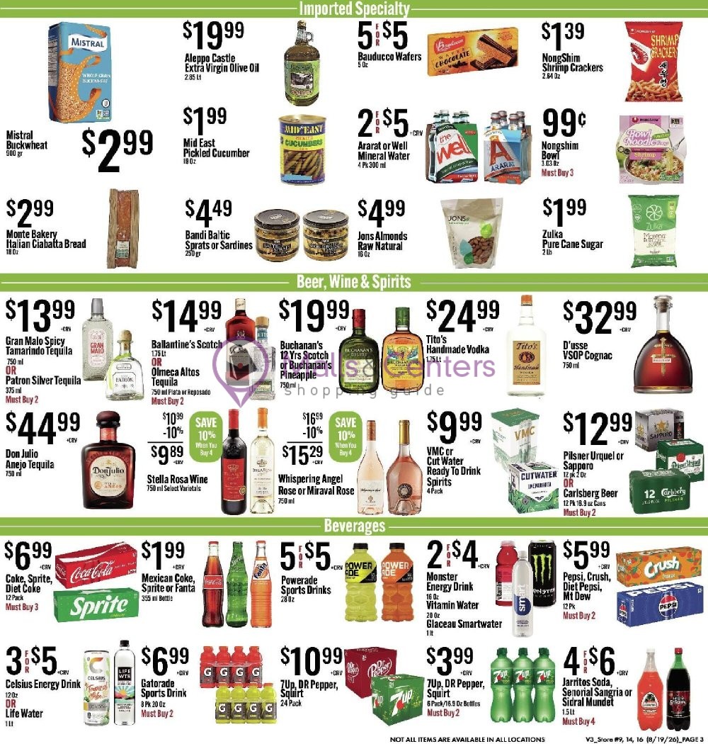 Weekly ad for Jons Fresh Marketplace valid: 08/19/2026 - 08/25/2026, page 3