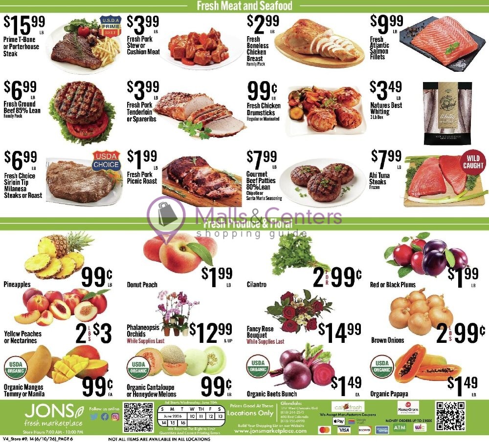 Weekly ad for Jons Fresh Marketplace valid: 06/10/2026 - 06/16/2026, page 6