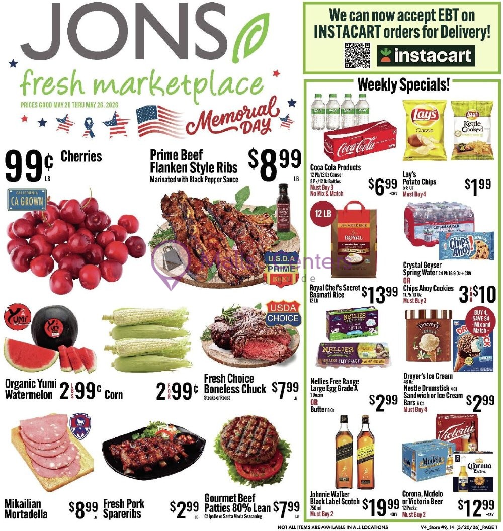 Weekly ad for Jons Fresh Marketplace valid: 05/20/2026 - 05/26/2026, page 1