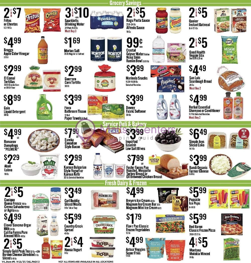 Weekly ad for Jons Fresh Marketplace valid: 05/27/2026 - 06/02/2026, page 2