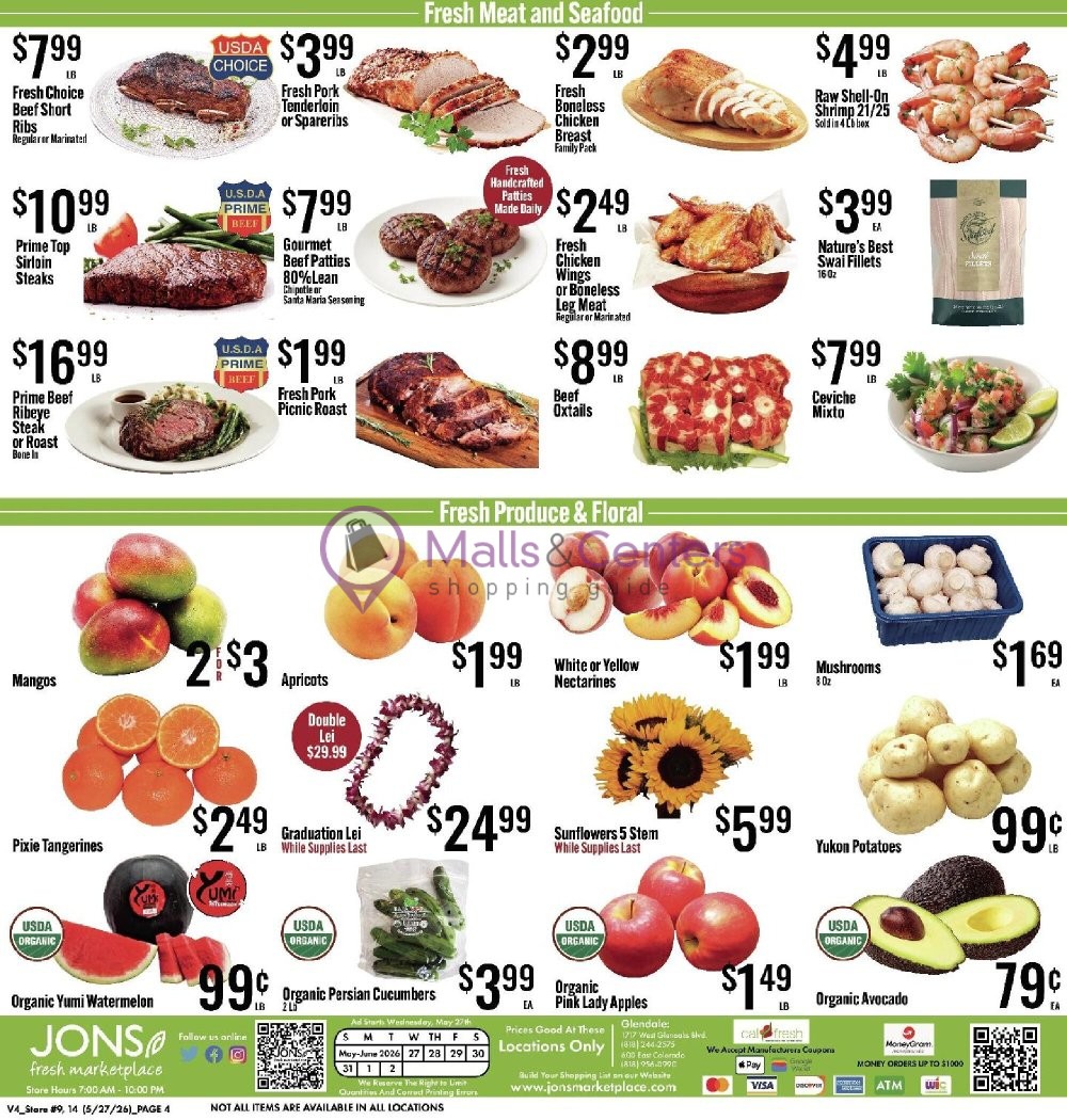 Weekly ad for Jons Fresh Marketplace valid: 05/27/2026 - 06/02/2026, page 4