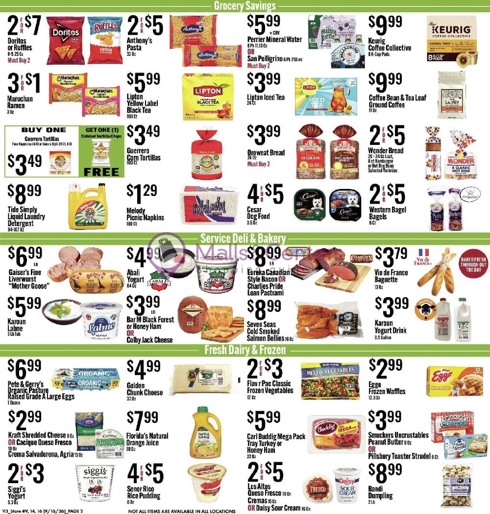 Weekly ad for Jons Fresh Marketplace valid: 09/16/2026 - 09/22/2026, page 2