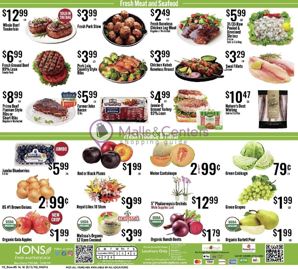 Weekly ad for Jons Fresh Marketplace valid: 09/02/2026 - 09/08/2026, page 6
