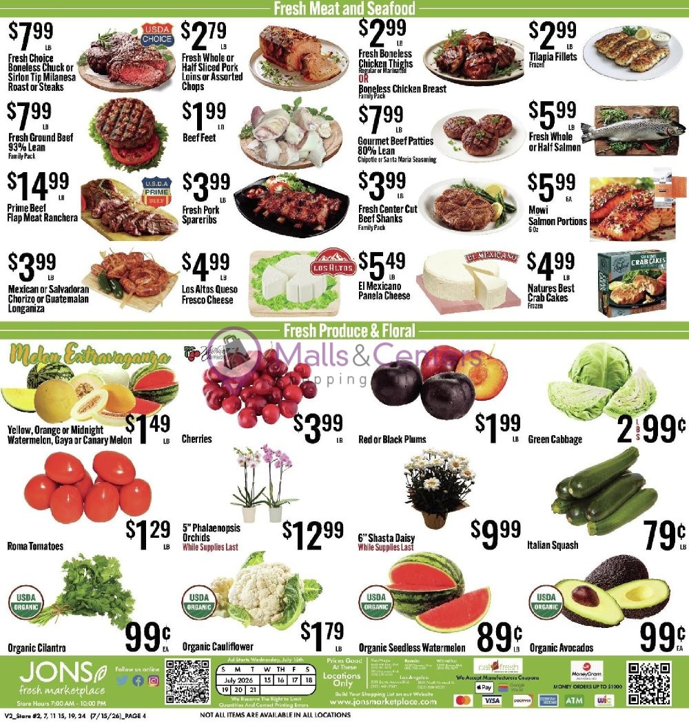 Weekly ad for Jons Fresh Marketplace valid: 07/15/2026 - 07/21/2026, page 4