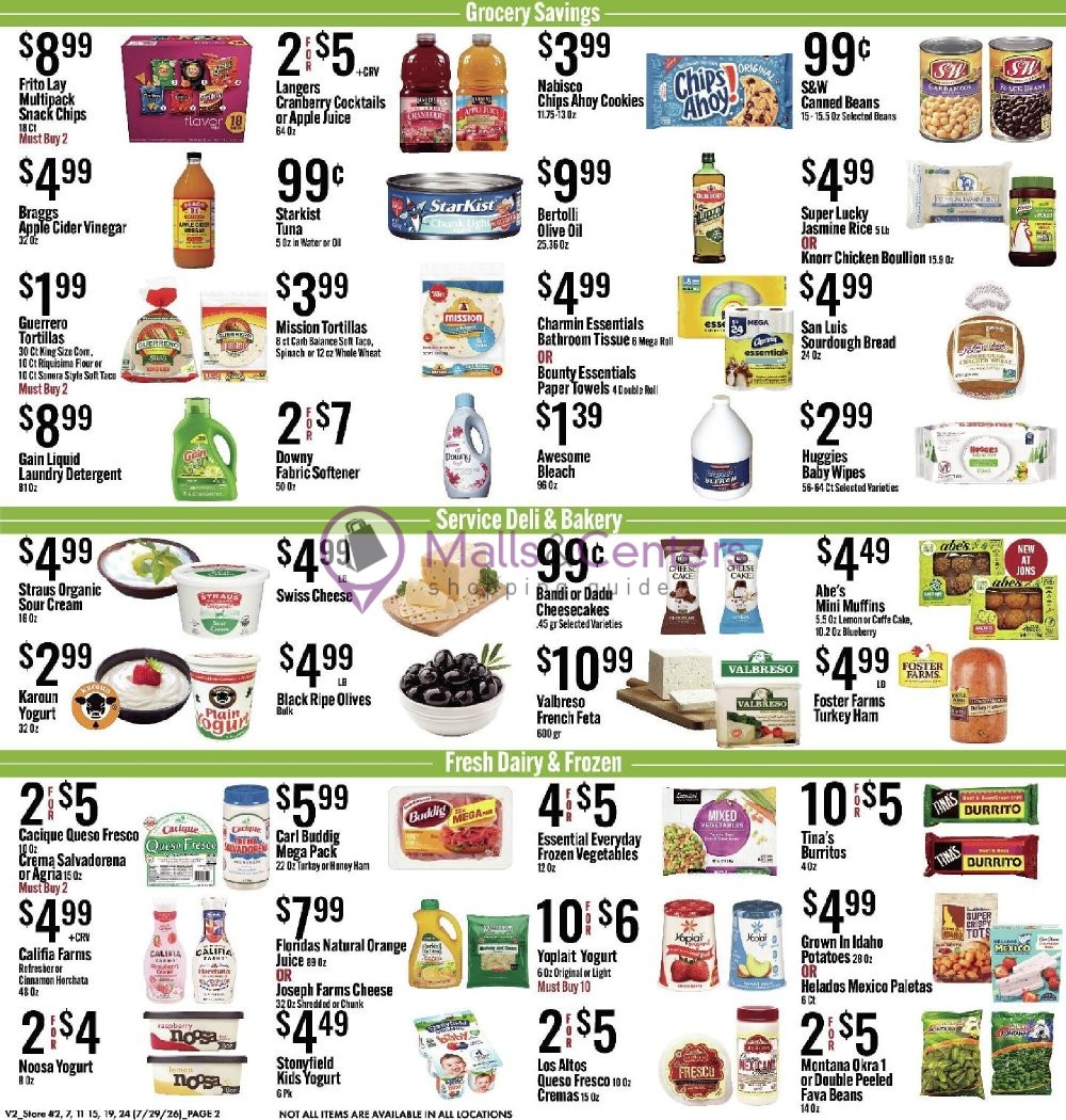 Weekly ad for Jons Fresh Marketplace valid: 07/29/2026 - 08/04/2026, page 2
